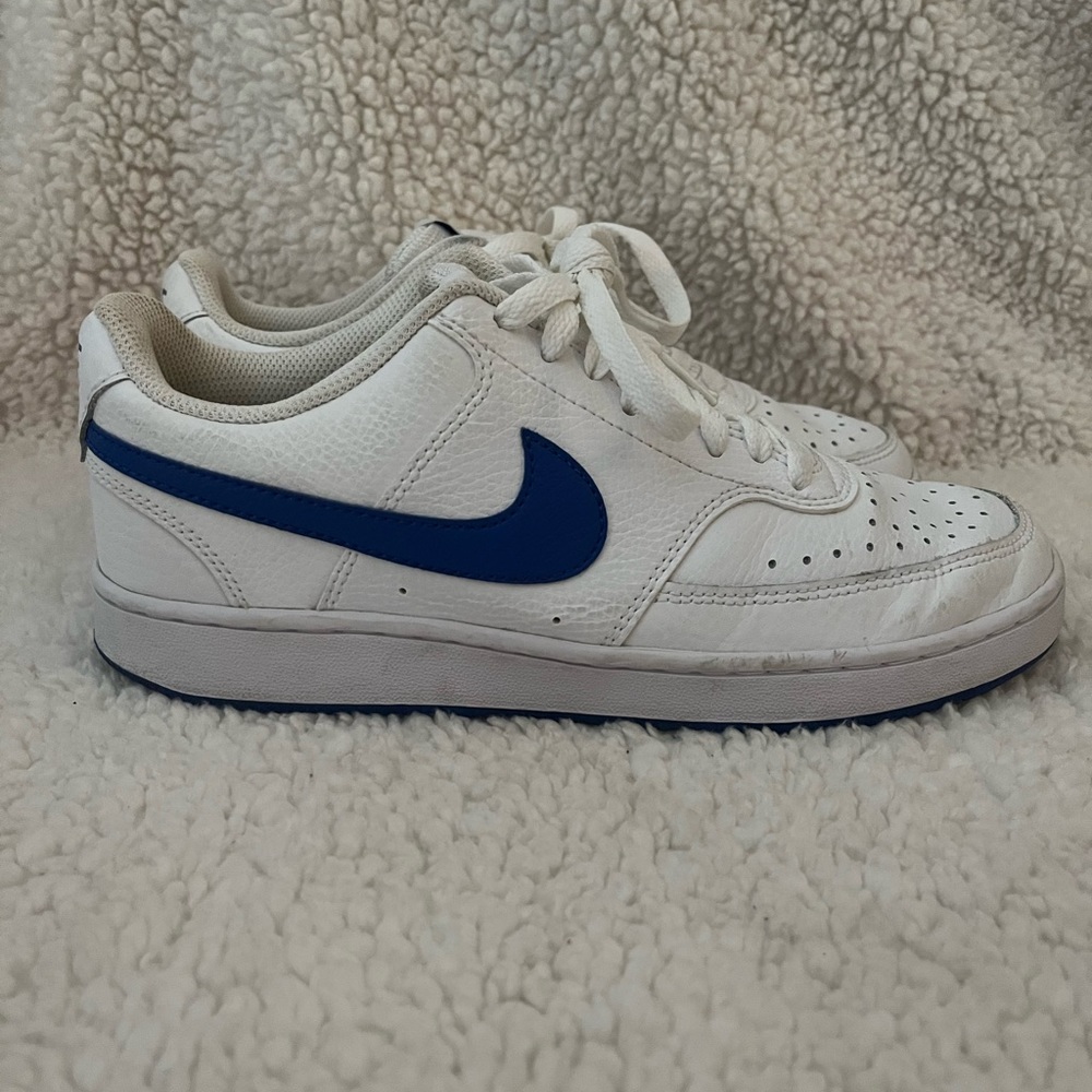 NIKE COURT VISION LOW ROYAL BLUE MENS SIZE 7